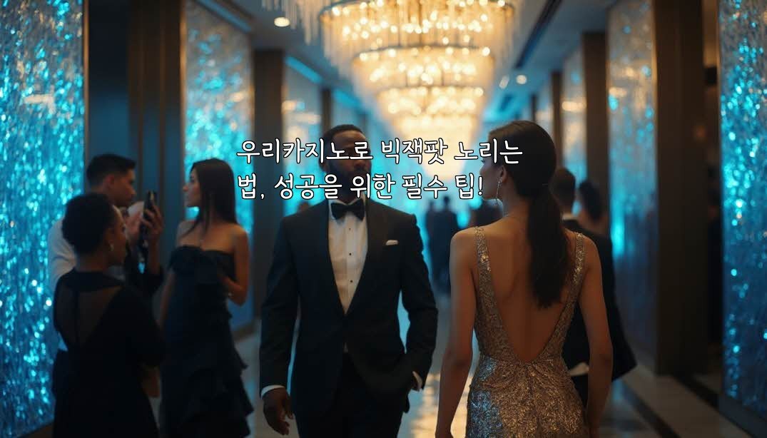 우리카지노로 빅잭팟 노리는 법, 성공을 위한 필수 팁!